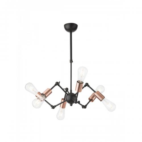 SMARTER - pendant luminaire  SPIDER  01-1260 E27, 6X42W