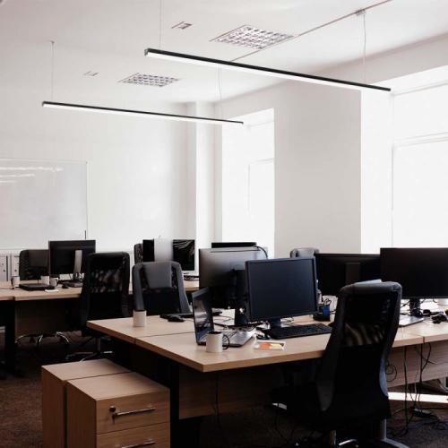 V-TAC - 40W LED Линейно Тяло Черно Тяло 6500K SKU: 10137