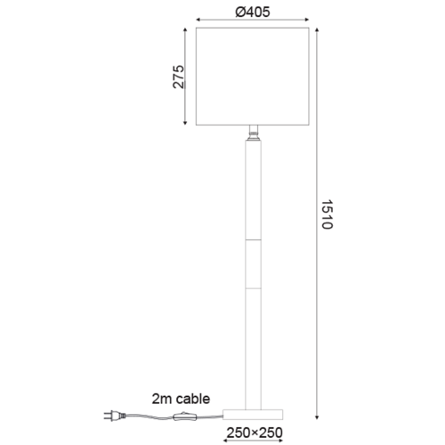 ACA LIGHTING -  Marble ML306411FS