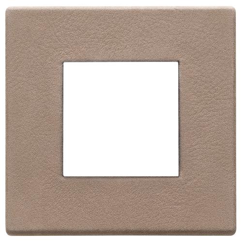 VIMAR - 22642.22 - Plate 2M leather Steppe