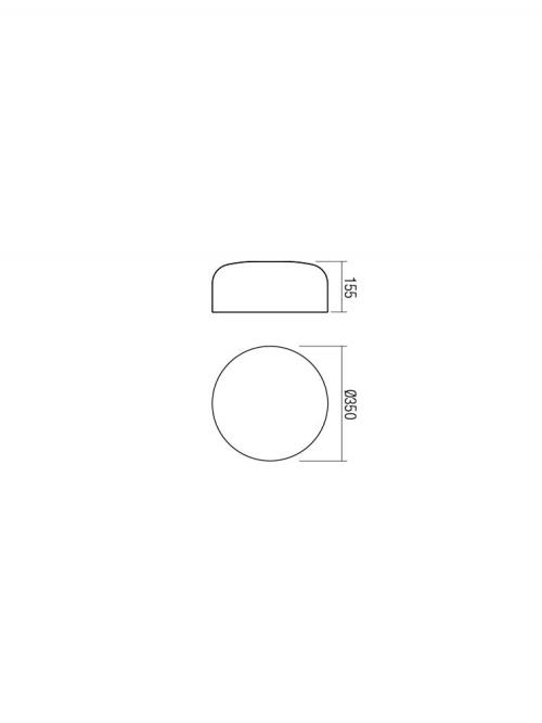 SMARTER - плафон  EQUIPO 01-1581  E27, 3X15W