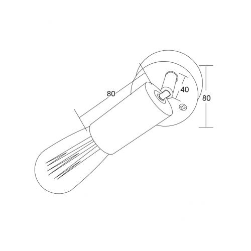 ACA LIGHTING -   SPOT LUMINAIRES  SUT1911PWH