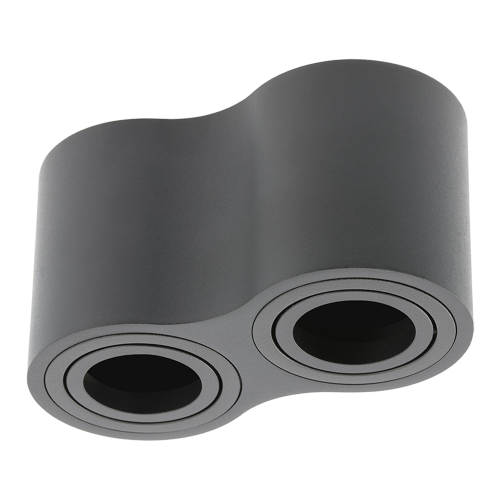 GTV Lighting - Ceiling Fixture  square black AVEIRO OS-AV80160OK2-00