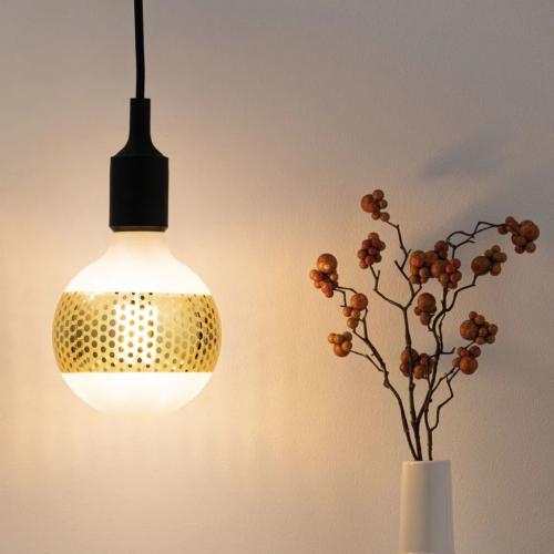 PAULMANN - LED Крушка  28770   Modern Classic Edition Standard 230V LED Globe Ring Mirror ⚡ E27 ⚡ 420lm ⚡ 4.5W ⚡ 2500K dimmable ✴ Злато
