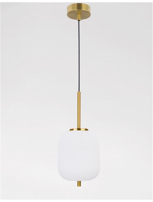 NOVA LUCE - pendant luminaire   LATO 9624065 LED E14 1x5 W, IP20 Bulb Excluded D: 16.5 H1: 20 H2: 120 cm
