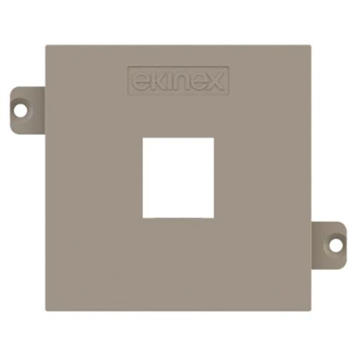 Ekinex - Faceplate for 1x RJ45 Keystone 55x55 Fenix Beaver Ottawa - EK-KSC-1K-FCO