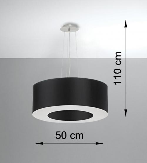 SOLLUX - Pendant lamp SATURNO 50 5x60W SL.0748