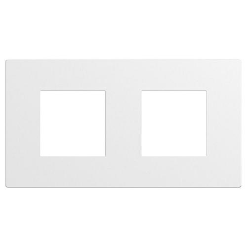 BTICINO - cover plate 2+2 modules white Light Now YA4802M2WW