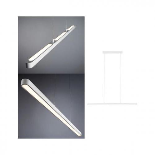 PAULMANN - Пендел  79901   Lento⚡ 2700K⚡1800lm⚡LED 42W⚡Ra > 80✴Бял