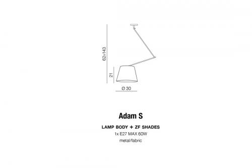 AZZARDO - Пендел Adam S  AZ1841+AZ2600