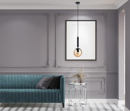 ITALUX - Пендел Ravena PND-2324-1 BK+AMB