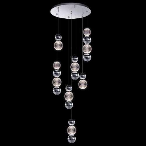 ELMARK - LED PENDEL DIAMOND 28W 3000K 2240lm CHROME 955DIAMOND2830PCH