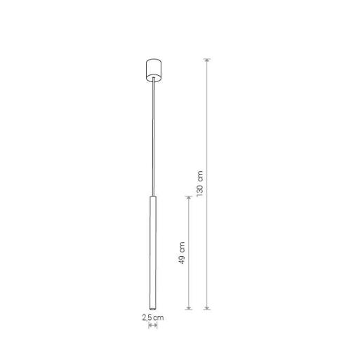 NOWODVORSKI - pendant luminaire  LASER Black 8797