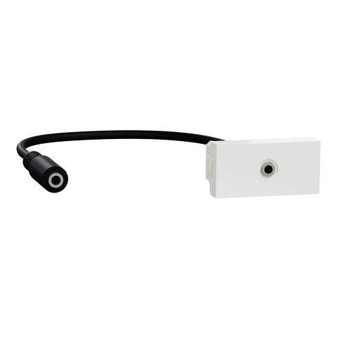 SCHNEIDER ELECTRIC - NU343318 Audio jack 3.5mm socket One module white