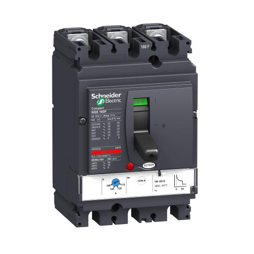 SCHNEIDER ELECTRIC - Автомат ComPact NSX160F 3P 80А TM 36kA регулируем LV430633