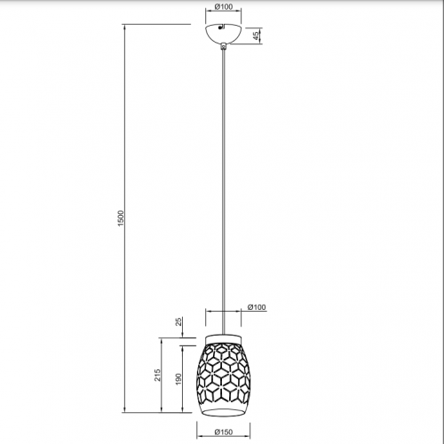 TRIO - BIDAR – R31571065 excl. 1x E27 · max. 28W