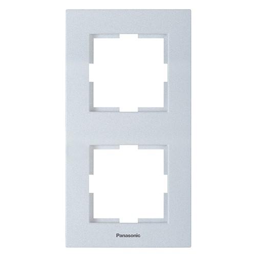 PANASONIC - 2 Gang Frame Vertical WKTF08122SL‐EU1