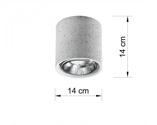 SOLLUX - noon  lamp CULLO concrete SL.0645