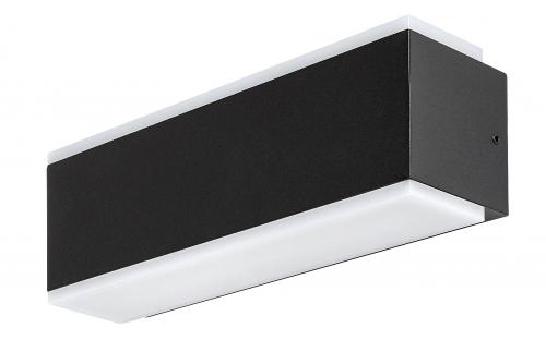 RABALUX - LED Outdoor wall lamp  77114   MATARO ⚡ IP54 ⚡ LED 12W ⚡ 950lm ⚡ 3000К ✴ Black / White