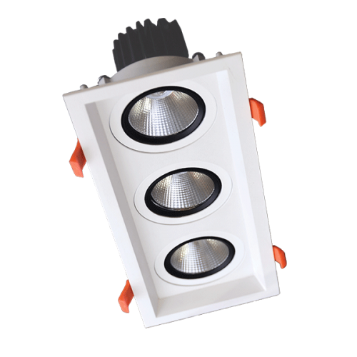 ELMARK - ТРОЙНА ПОДВИЖНА LED ЛУНА 3X30W 230V 3000K БЯЛА 92DL82F9030/WH