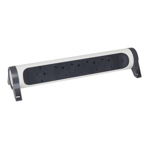 LEGRAND - 694546 Разклонител БЯЛ 5x2P+E без кабел Premium Legrand