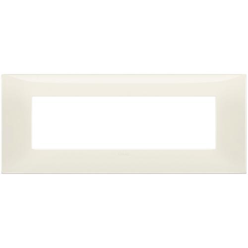 VIMAR - 09677.02 cover plate - 7 centered module ivory color NEVE UP