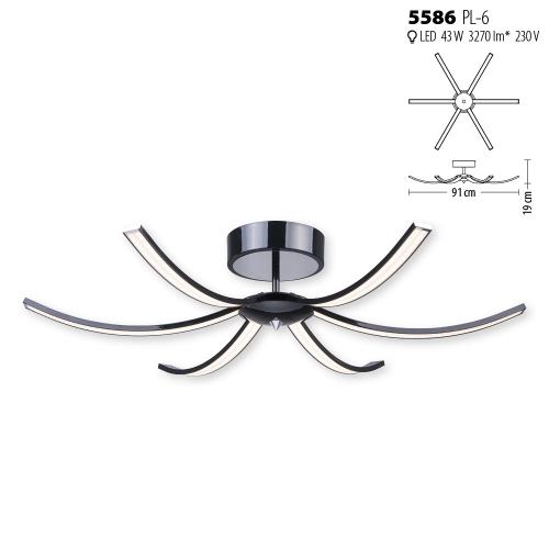 LIS LIGHTING - Плафон Umbra 5586 PL-6