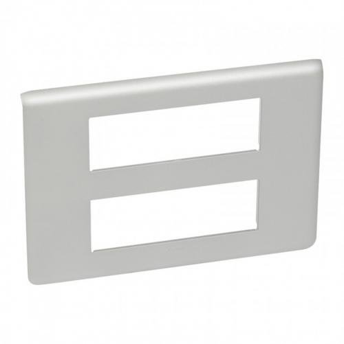 LEGRAND - 0 793 36 Plate Mosaic - 2 x 6 modules - alu