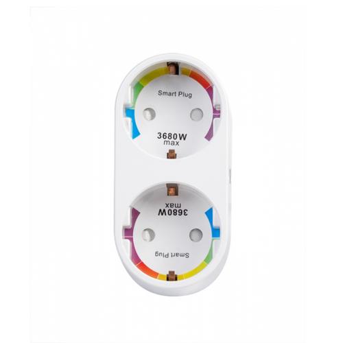 ULTRALUX - WF2P16A Wi-Fi Smart контакт, двоен, 16А, 3500W, 220-240V AC