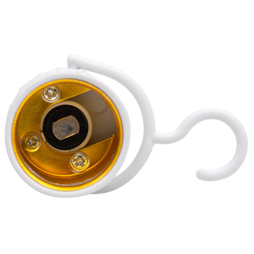 ULTRALUX -  Adapter ASE27 E27 with switch for LED bulb with built-in battery LBE62742