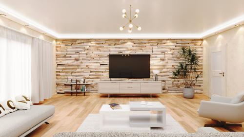 RAY DECOR - Декоративен профил от XPS за монтаж на LED лента и луни 92х205x2000mm  RL181