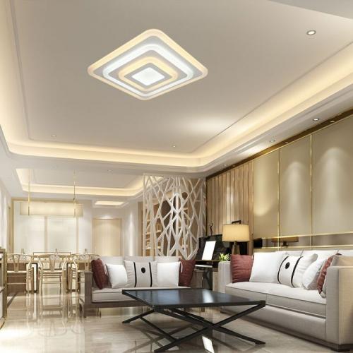 V-TAC - 77W  LED Ceiling Lamp 3 Step Dimmable With Remote Control White Body IP20 SKU: 23396