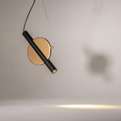 MAYTONI - LED Pendant Enigma 5W 3000K black ф300 MOD150PL-L5BS3K