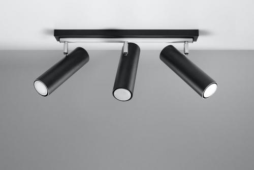 SOLLUX - SPOT lamp  DIREZIONE 3  black SL.0501