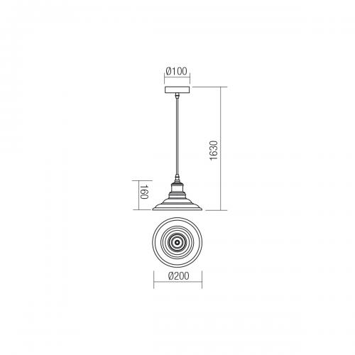 SMARTER - пендел   SPINNER  01-1292 E27, 42W