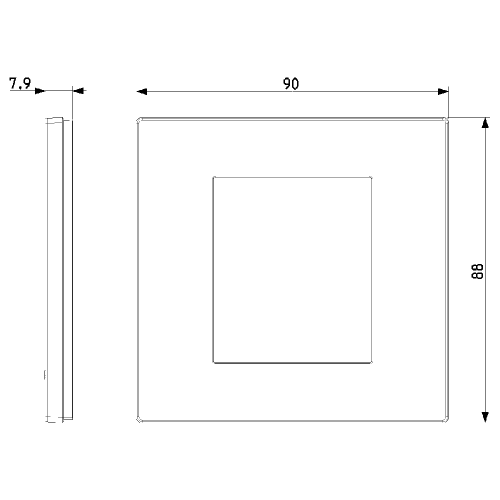 VIMAR - 30642.70 PVD Metals Декоративна рамка Linea, 2M, драскано злато