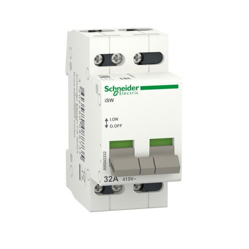 SCHNEIDER ELECTRIC - Switch Acti 9 iSW 4P 32A 415V   A9S60432