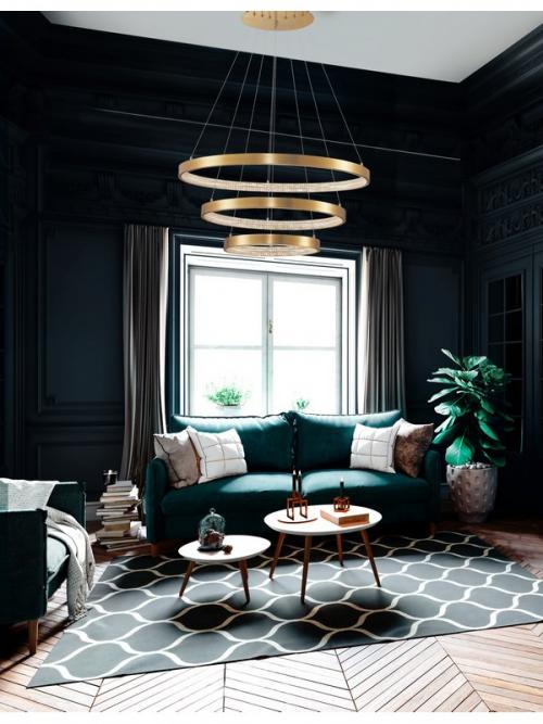NOVA LUCE - pendant luminaire PRESTON 9862853 LED 112 W, 4731lm, 3000K IP20 D: 80 H: 150 cm