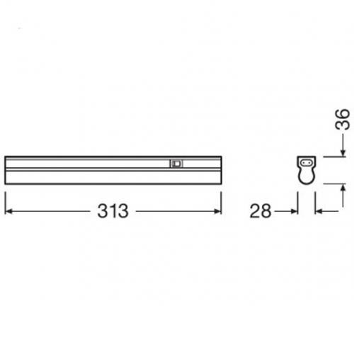 OSRAM - Ledvance Linear 300 4W/4000K