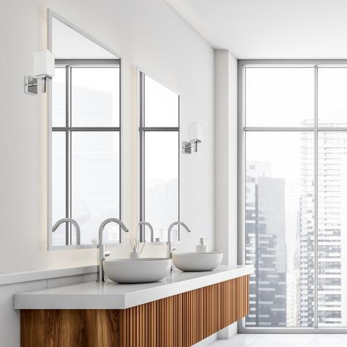 RABALUX - Moisture-proof wall lamp ZENKAI 10W E14 Chrome 71059