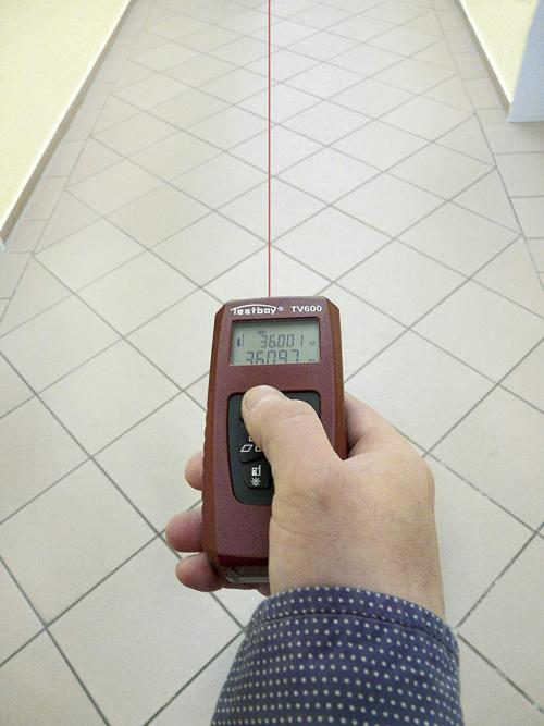 TESTBOY - Laser tape measure Testboy TV 600