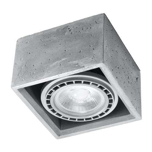 SOLLUX - Plafon concrete ceiling lamp Quatro 1 SL.0883