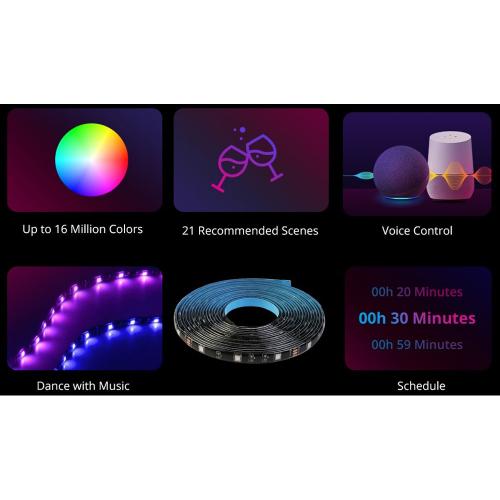ELMARK - WI-FI SMART RGB LED STRIP 5M SET - L2Lite-5M-EU