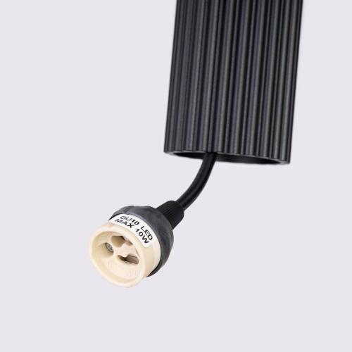 SOLLUX - Пендел черен KARBON 3L SL.1575 3xGU10 3x10W IP20