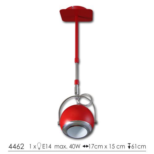 LIS LIGHTING - Scotti 4462 red