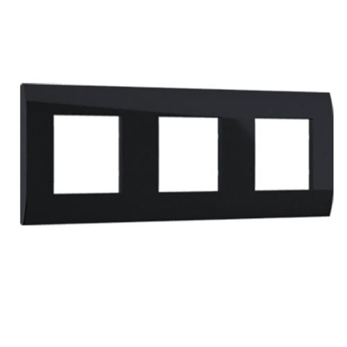 ACA LIGHTING - Рамка 3х2М немски стандарт MODYS Черен мат 10101433476