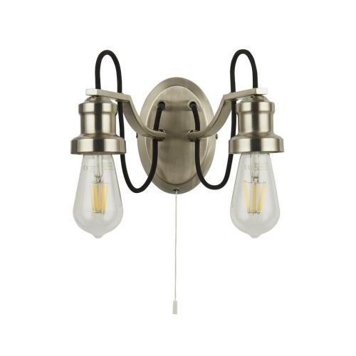 SEARCHLIGHT - Wall Lamp OLIVIA 1062-2SS Е27 2x60W