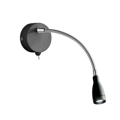 SEARCHLIGHT - Wall Lamp white FLEXY WALL 9917BK LED 0.8W 6500K