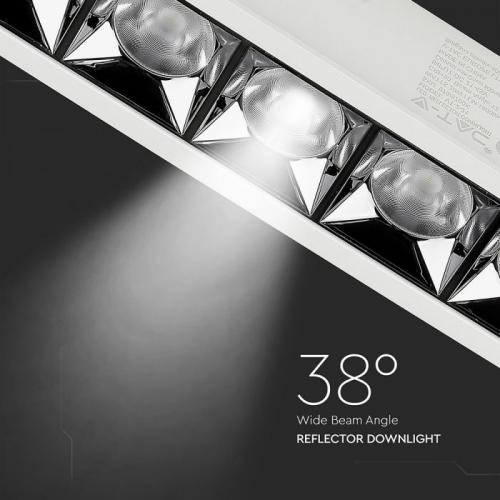 V-TAC - LED Луна SAMSUNG Чип 20W Рефлектор UGR<19 38° 2700K SKU: 996