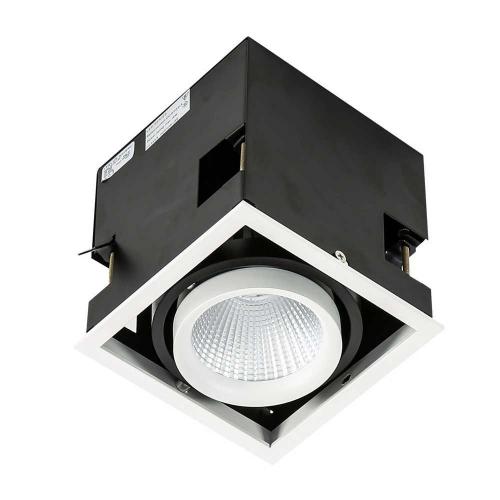 ITALUX - LED луна единична за вграждане Vertico Single 3000K GL7108-1/18W 3000K WH+BL